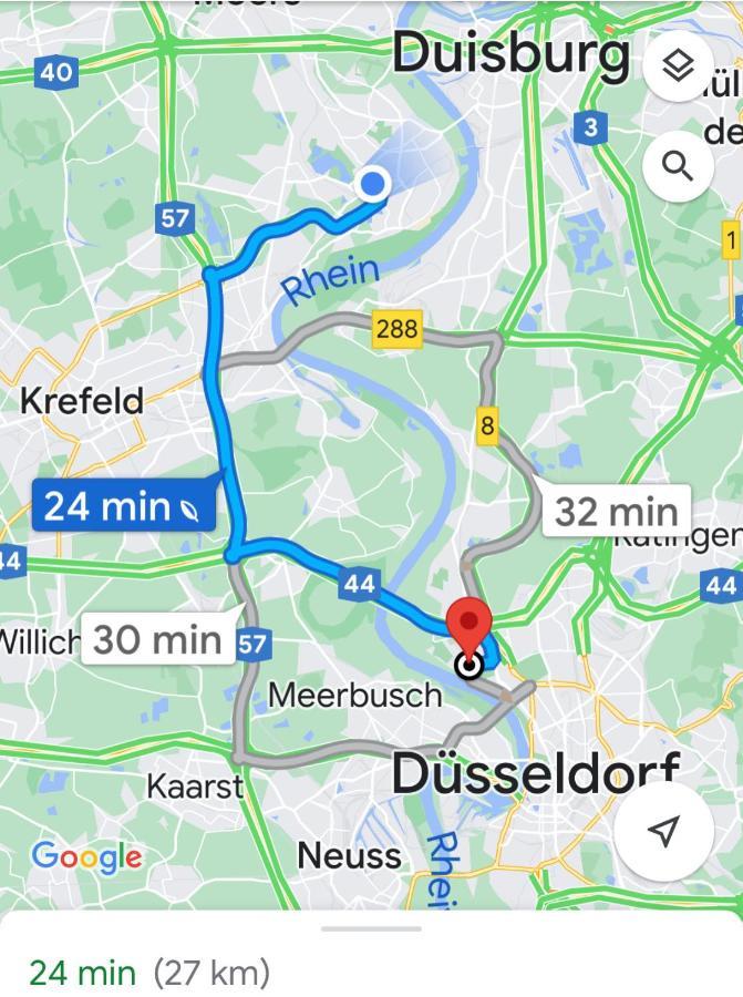 2 Rooms, Free Parking, 25 Min To Duesseldorf, 150 Mbps Wlan Duisbourg Extérieur photo